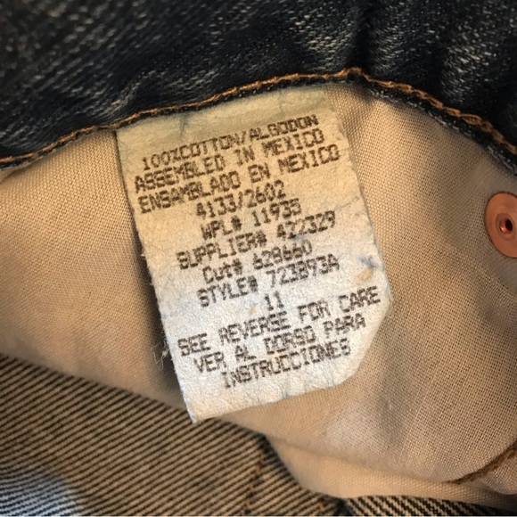 Arizona High Waist Denim Shorts Womens Size 11 Blue Vintage y2k - Picture 12 of 13